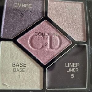 Christian Dior 5 Color Pink Eye Shadow Compact Brand New